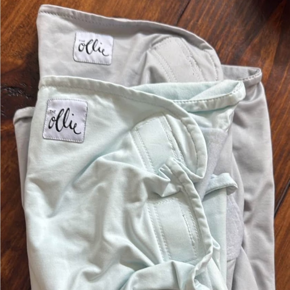 Ollie swaddles